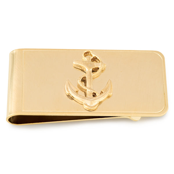 Anchor Gold Tie Clip