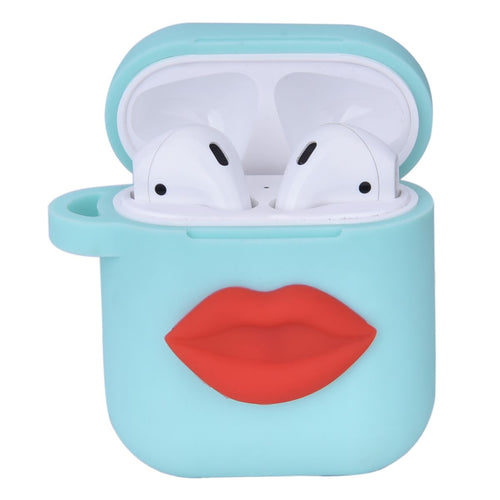 Compatible For Use With Apple AirPods® in Mint with Lip Design