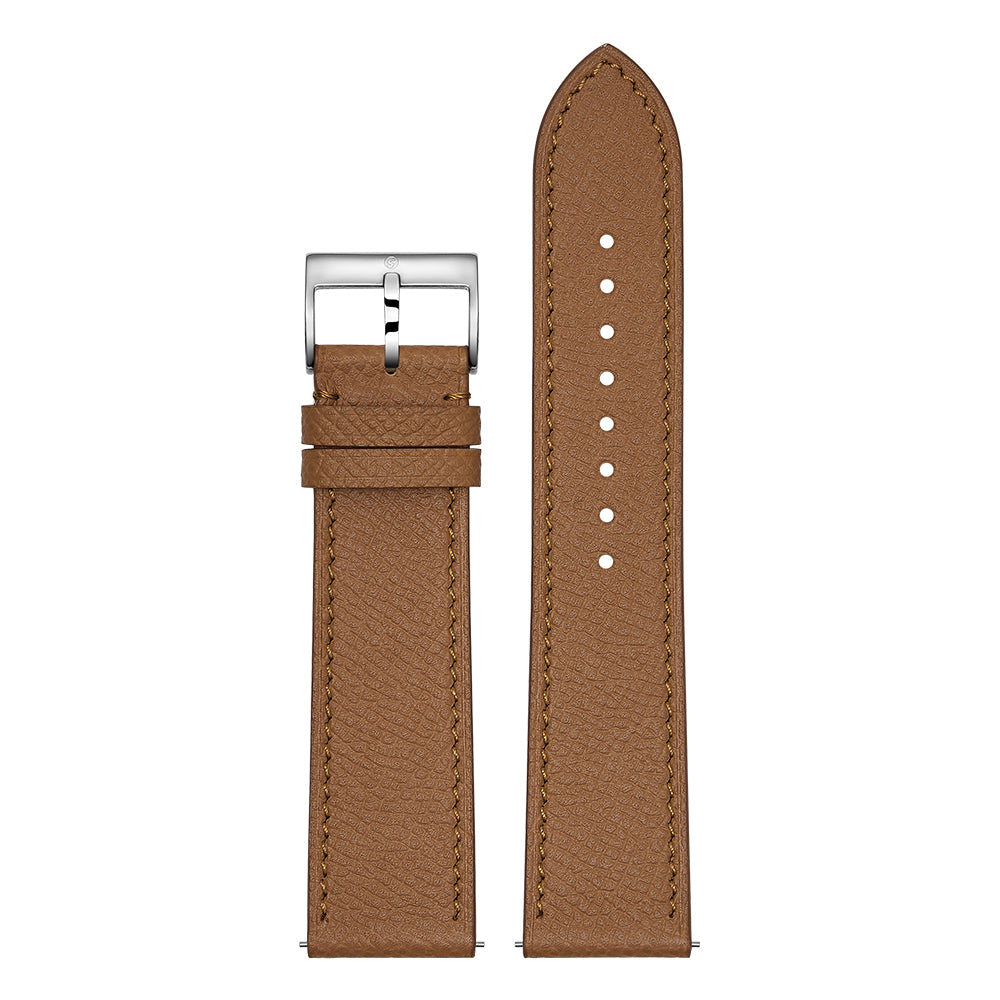Genuine French Epsom Leather Watchband