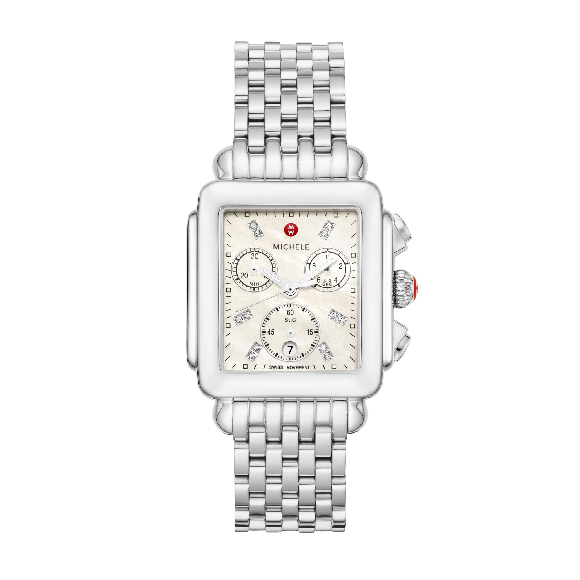 Michele watch with on sale diamonds