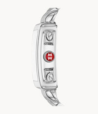 MICHELE Watches Deco Stainless Diamond Watch (33mm)