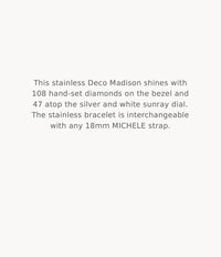 MICHELE Watches Deco Madison Diamond Dial Watch (31mm)