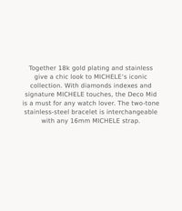 MICHELE Watches Deco Mid Diamond Dial Watch (29mm)