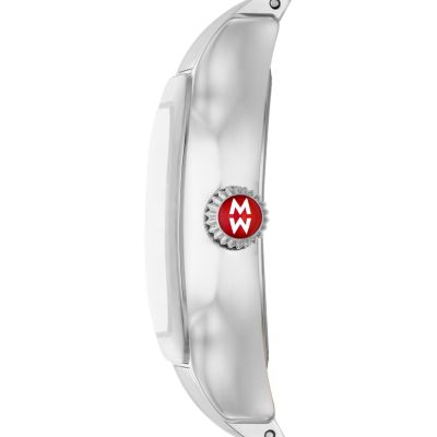 MICHELE Watches Meggie Stainless Steel Diamond Dial Watch (29mm)