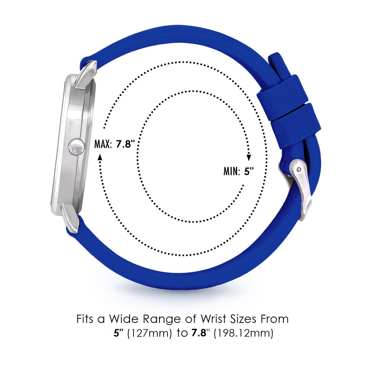 Speidel Scrub Watch for Medical Professionals with Navy Silicone