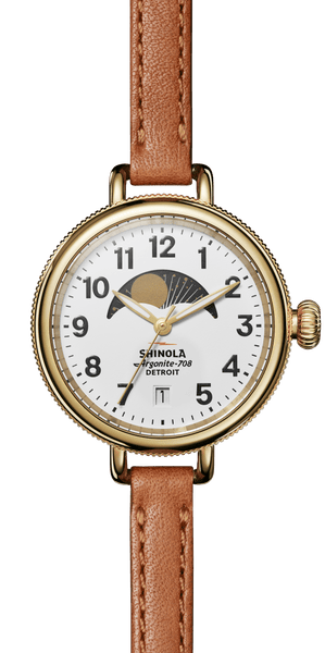 Shinola men's clearance moon phase watch