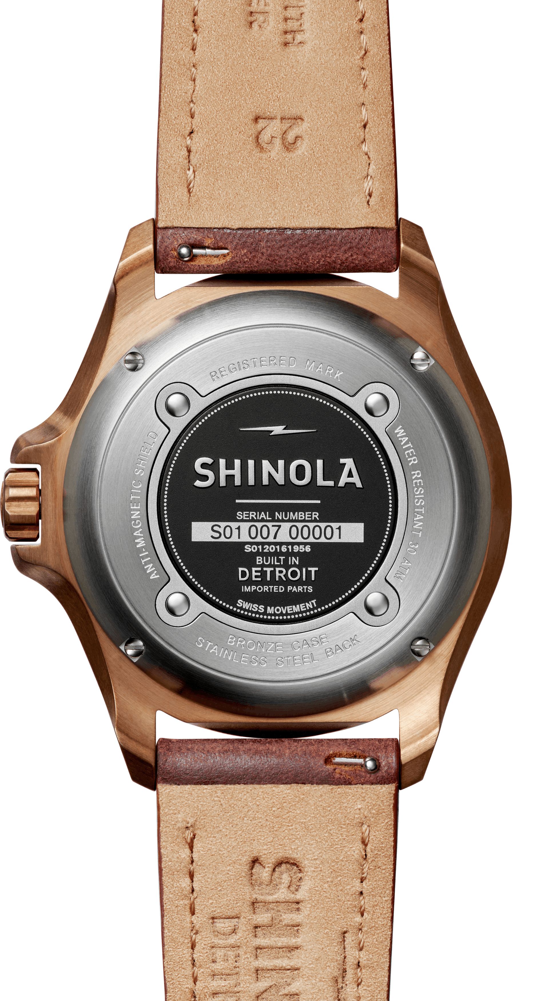 Shinola Bronze Monster Automatic Watch Gift Set (43mm)