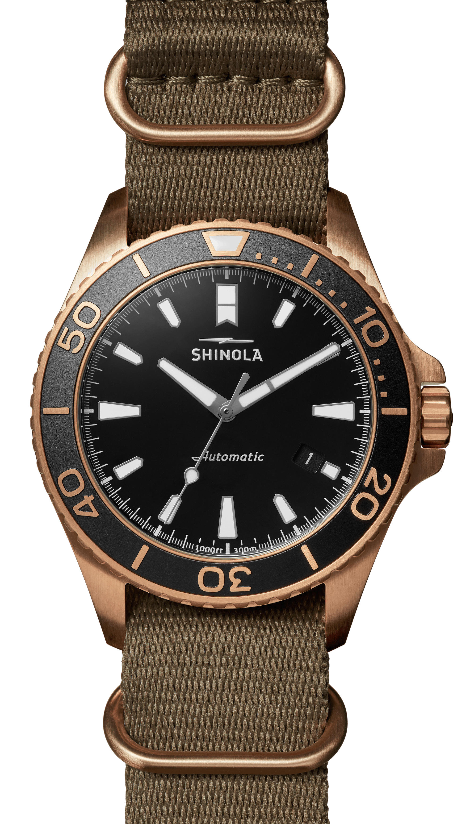 Shinola Bronze Monster Automatic Watch Gift Set (43mm)