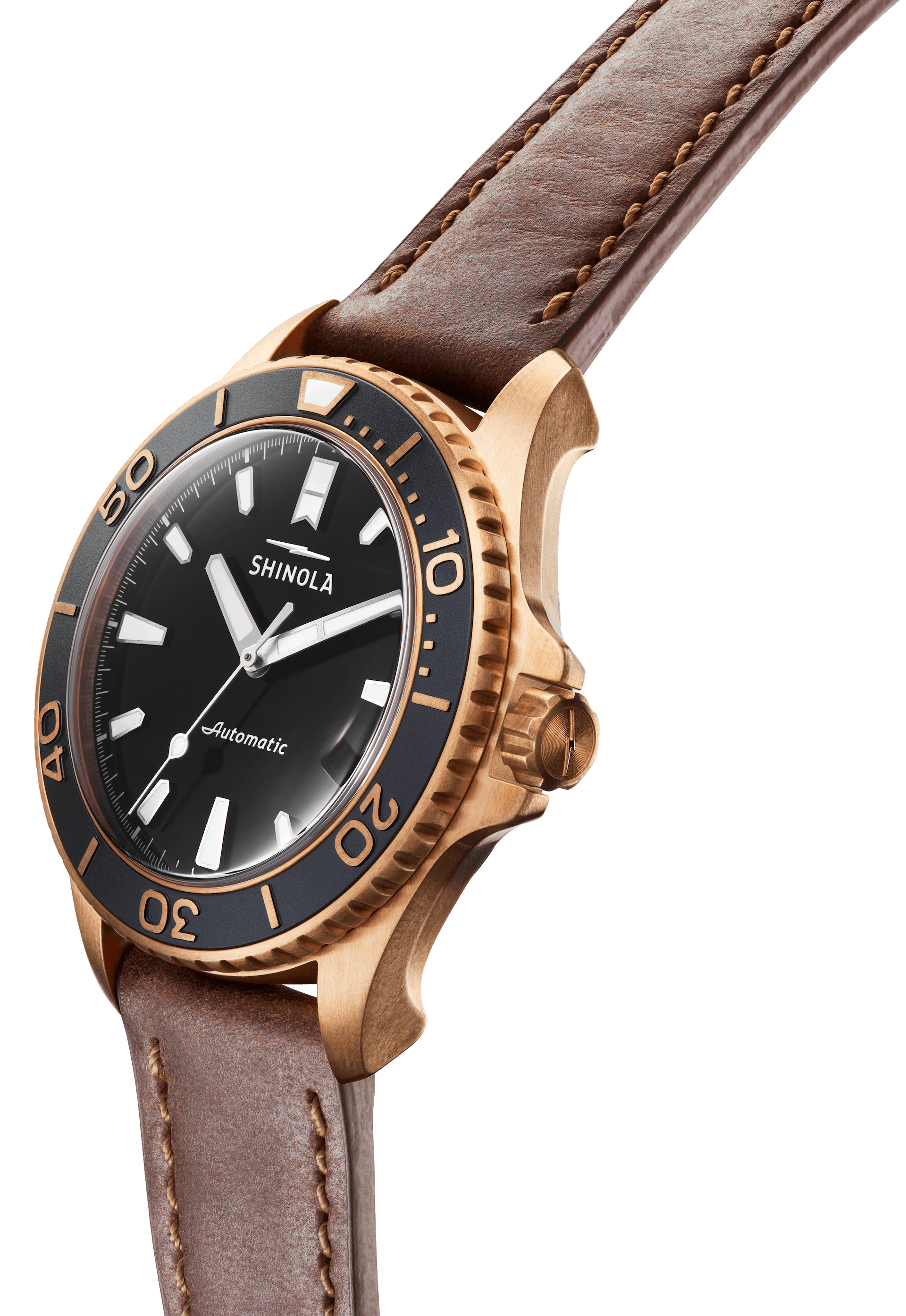 Shinola Bronze Monster Automatic Watch Gift Set (43mm)