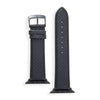 Carbon Fiber Leather Watchband Compatible For Use With The Apple Watch®