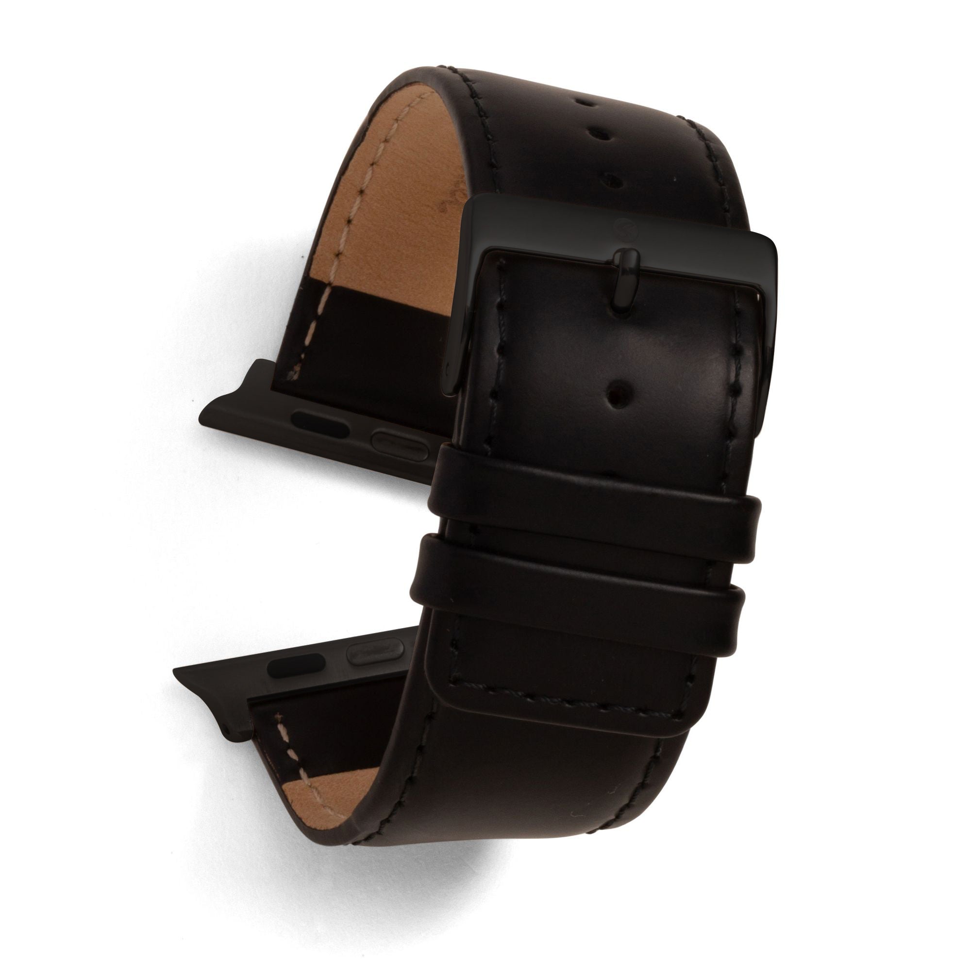 Square Tip Oiled Leather Band Compatible For Use With The Apple Watch® (series 1-10)