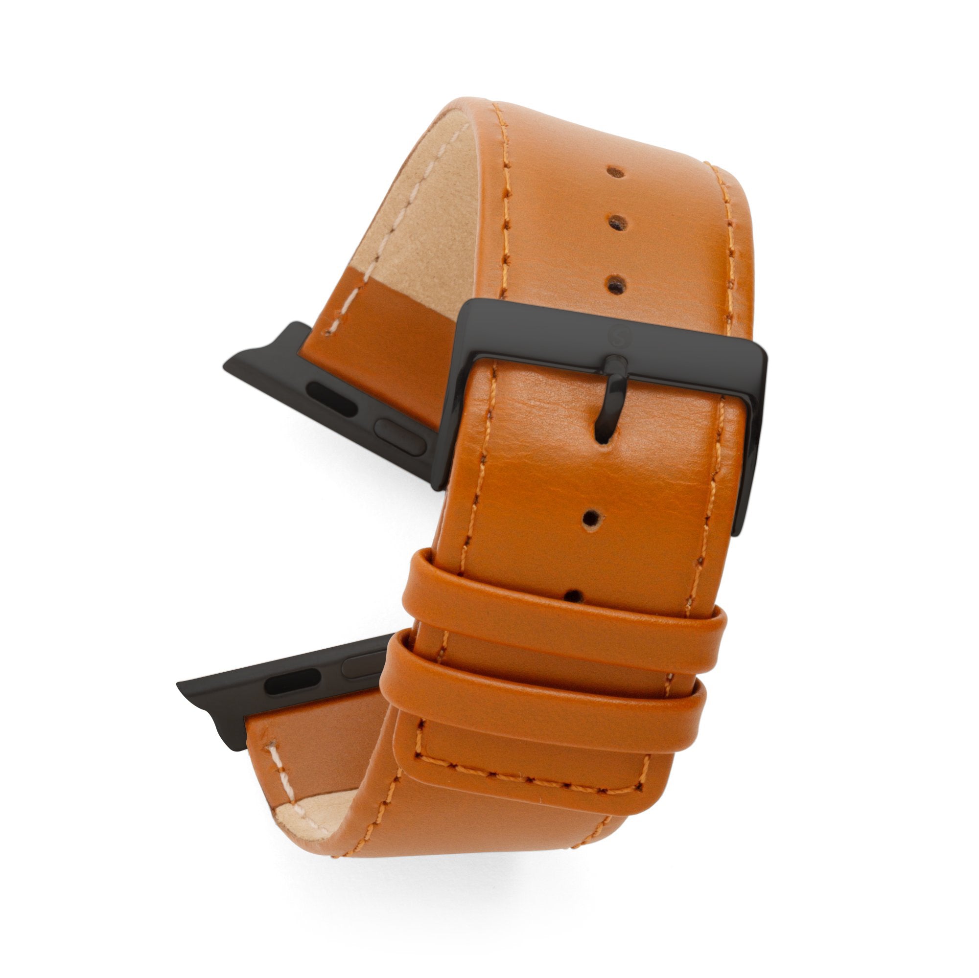 Square Tip Oiled Leather Band Compatible For Use With The Apple Watch® (series 1-10)
