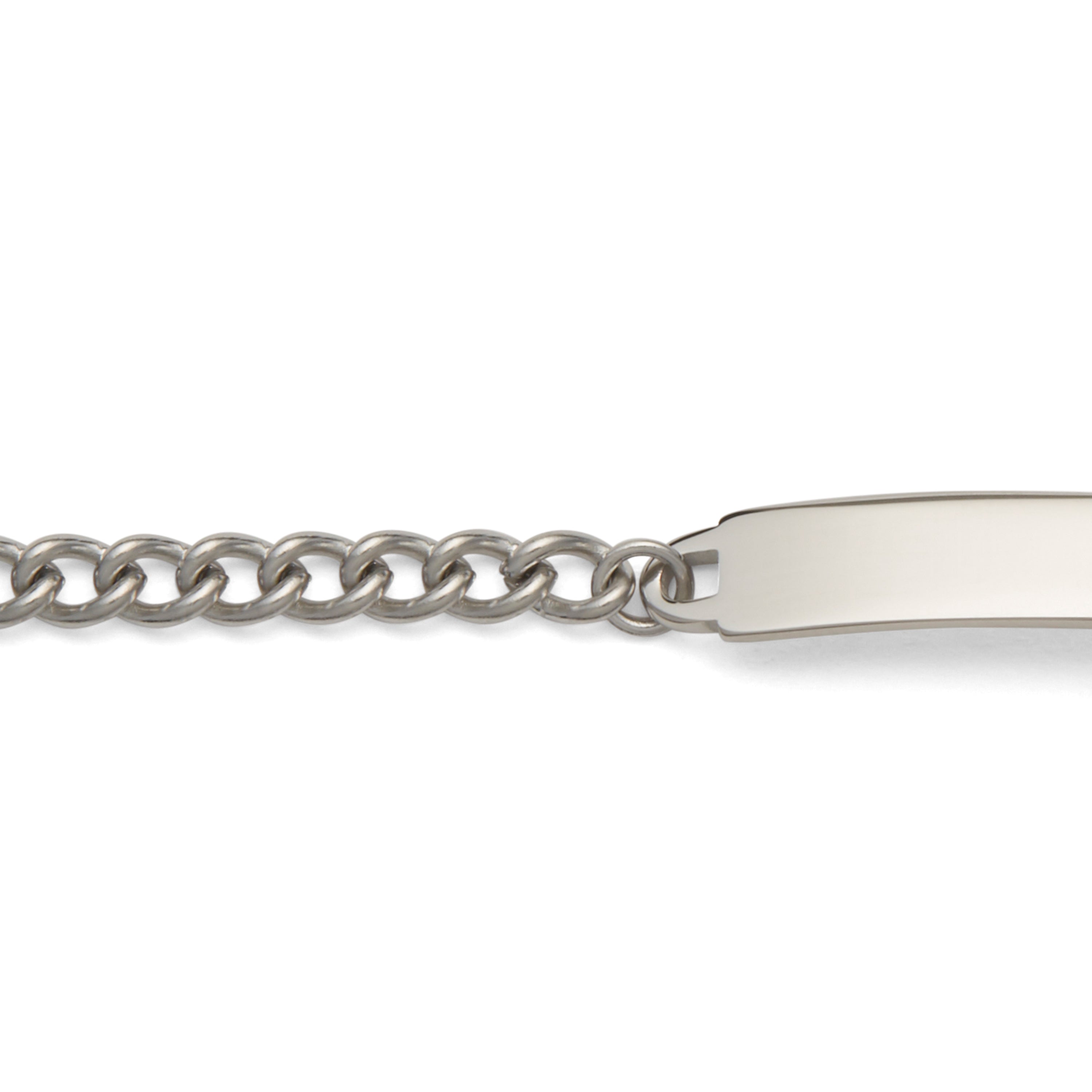 ID Bracelet For Children, SIlver And Gold Heart Design | Speidel