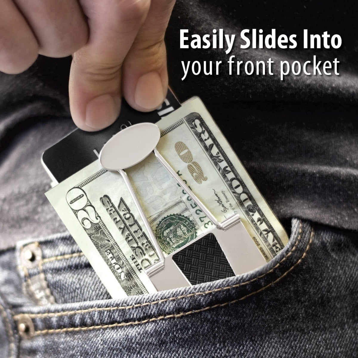 Bill Binder Metal Money Clip And Credit Card Holder For Men Speidel