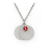 Medilog™ ID Stainless Steel 26" Necklace with Round Pendants