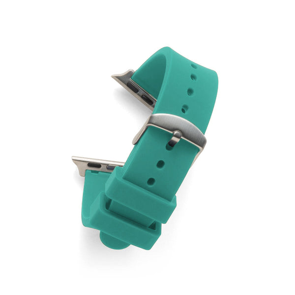 Scrub Watch Band For Apple Watch Black, White, And Blue Watch Strap
