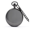 Classic Brushed Satin Pocket Watch Collection with Date Window & Seconds Sub-Dial 12-2-4-8-10
