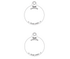 Medilog™ ID Stainless Steel 26" Necklace with Round Pendants