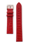Men's Leather Watchband with Alligator Grain