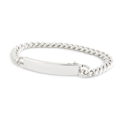 Ladies’ ID Bracelet with Polished Plaque