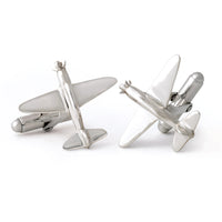 Sterling Silver Airplane Cuff Links
