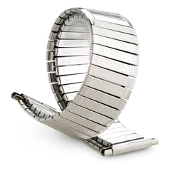 【開店記念セール！】 18-24mm Men's Metal Twist-O-Flex - End Straight Band, Watch 金属ベルト