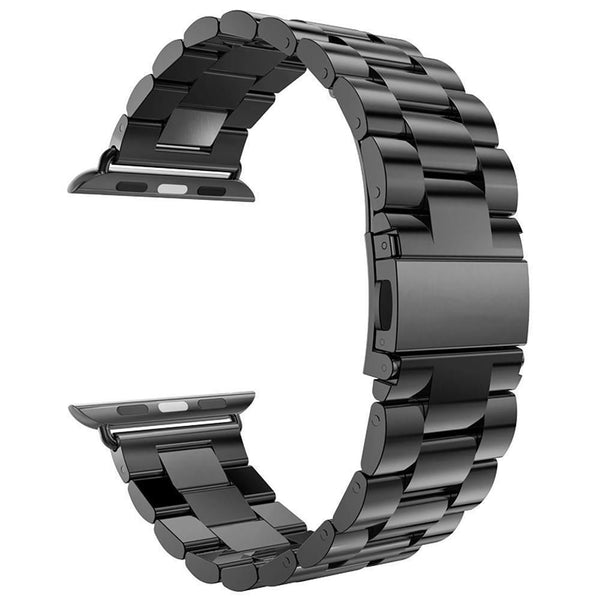 Apple watch discount metal strap black