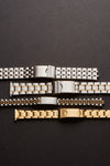 Men's Wrapped Link Straight Adjustable End with Removable Links for Sizing in Silver, Gold and Dual Tone feat_3