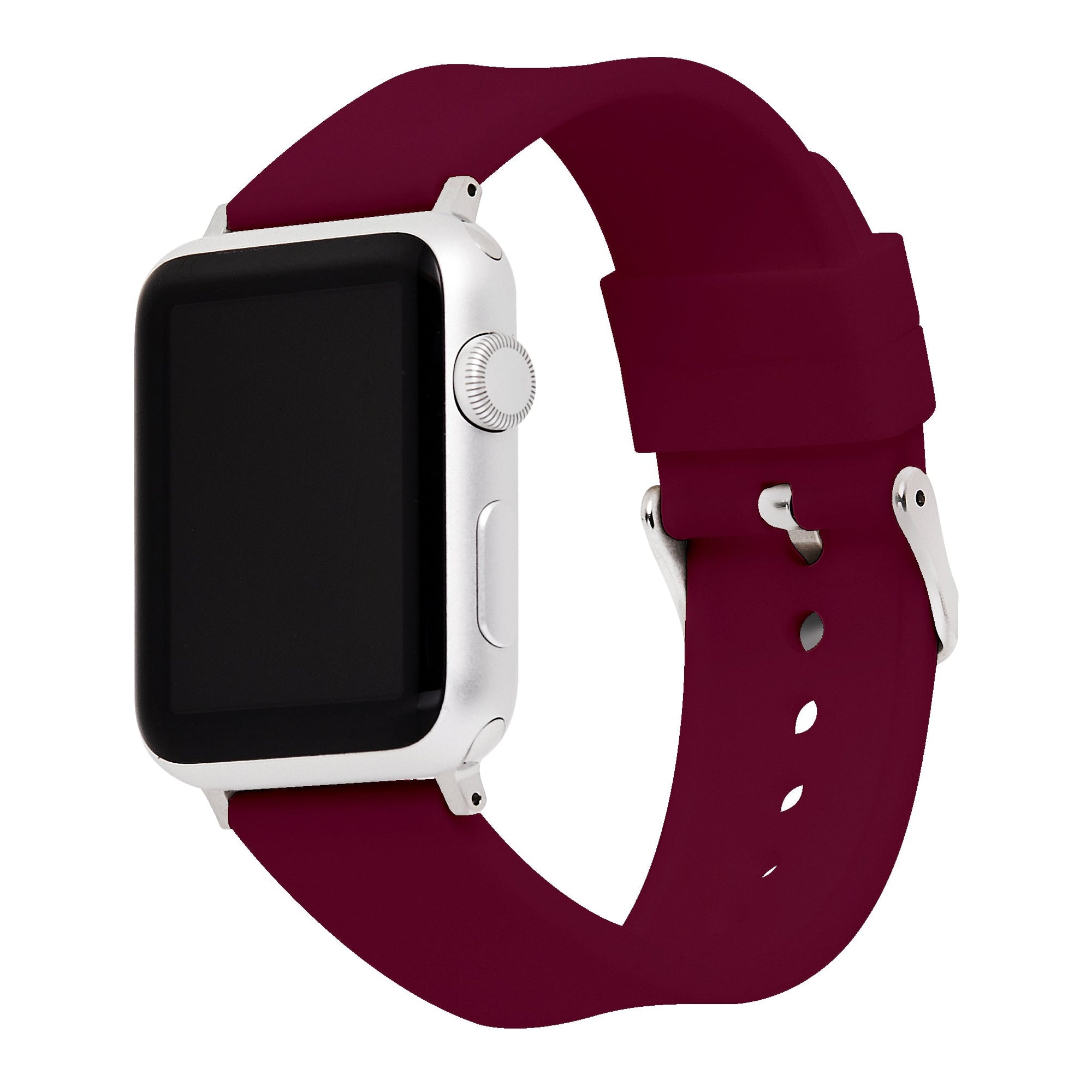 Wine red apple watch band shop